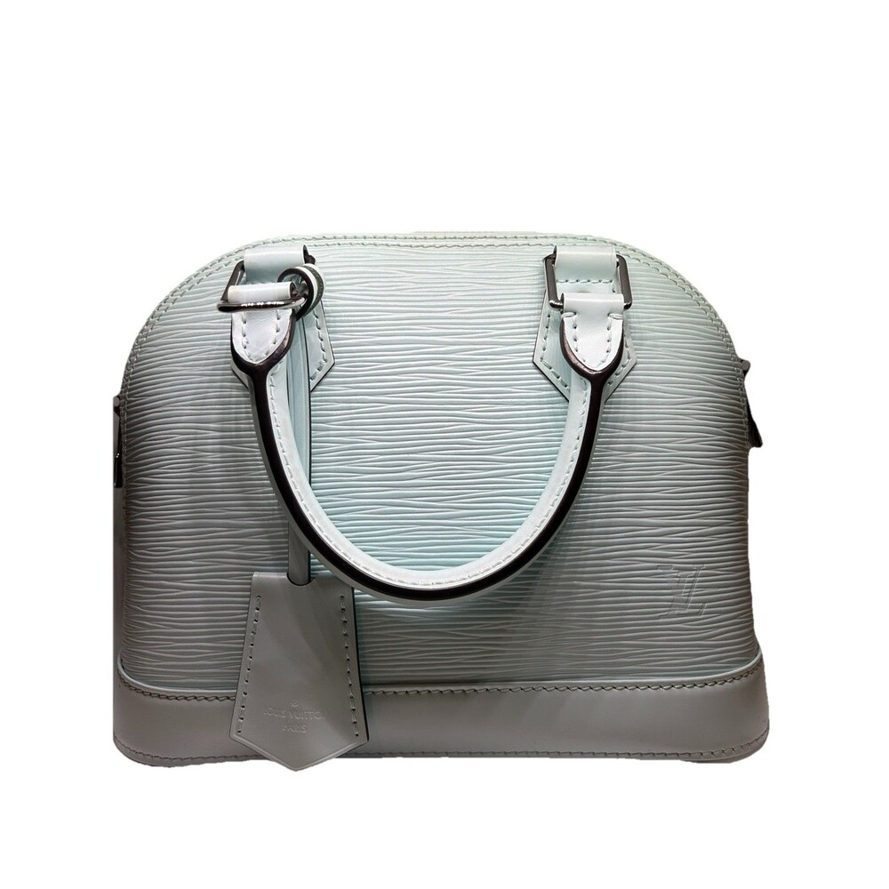 Louis Vuitton Alma Shoulder Bag BB Baby Blue Seaside Epi Leather